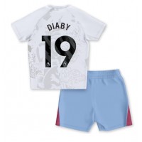 Aston Villa Moussa Diaby #19 Bortadräkt Barn 2023-24 Kortärmad (+ Korta byxor)